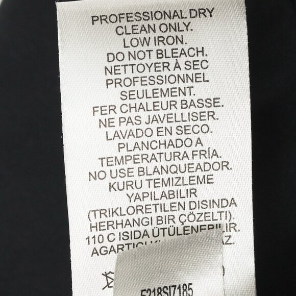 Tibi Black Silk CDC Peplum Top - Picture 10 of 10